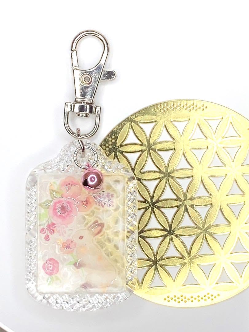 福招鈴✨うさぎ✨卯✨蛇の抜け殻✨白蛇のお守り【天赦日ご祈祷済】薄茶